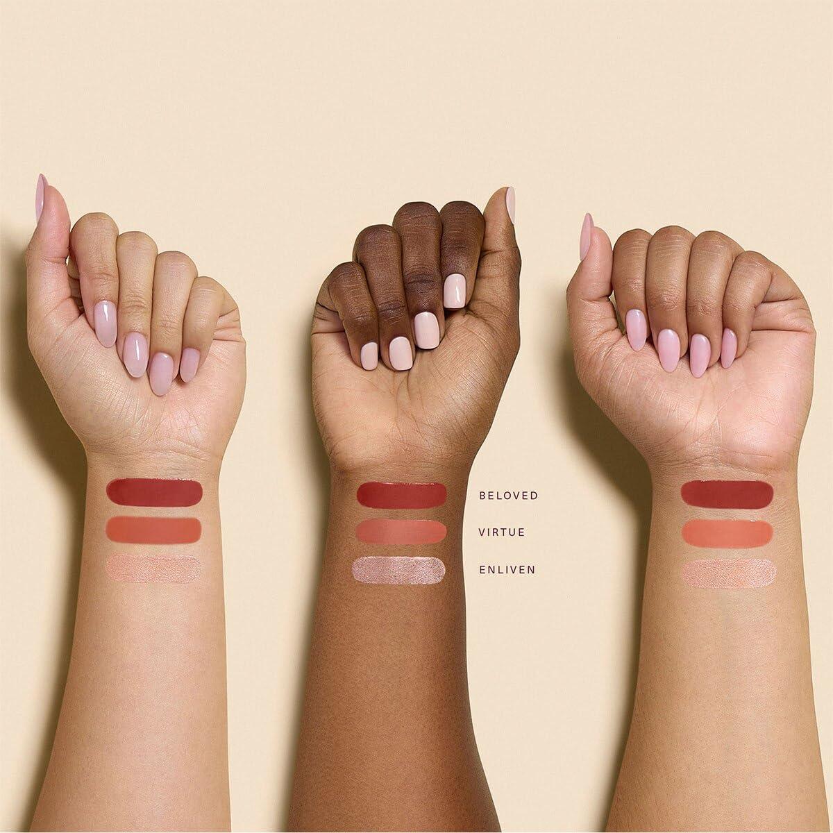 Rare Beauty Rare Beauty Limited Edition Mini Blush & Luminize Trio - Beloved - Virtue - Enliven - New In Box