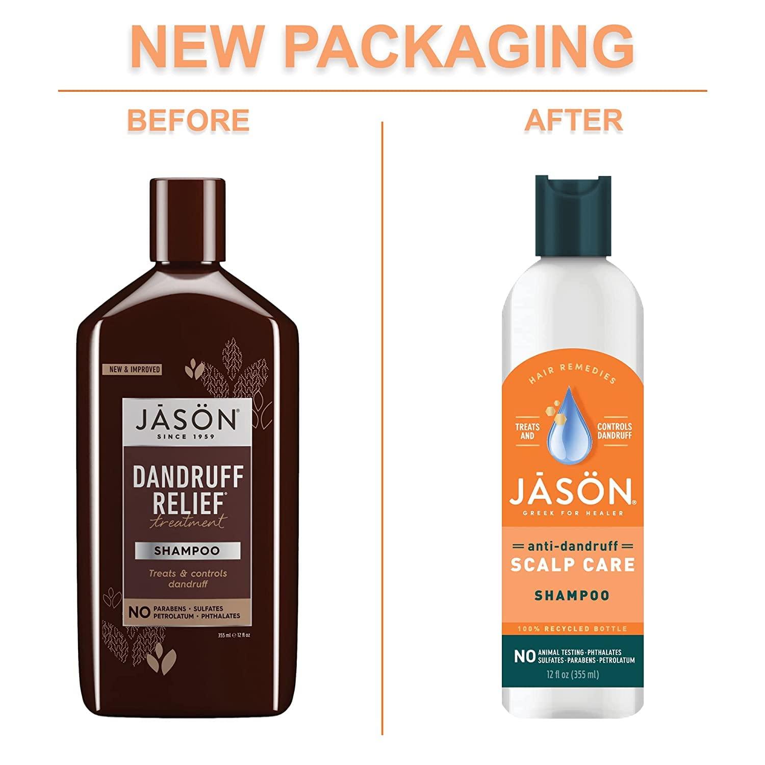 JASON Jason Dandruff Relief Treatment Shampoo 12 oz (Pack of 2)