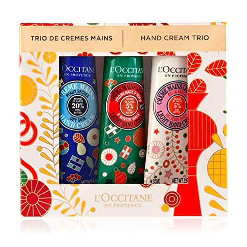 L'Occitane L\'OCCITANE Travel-Ready Crackers Holiday Gift Set: Nourish Hands & Body with Our Most Loved Scents