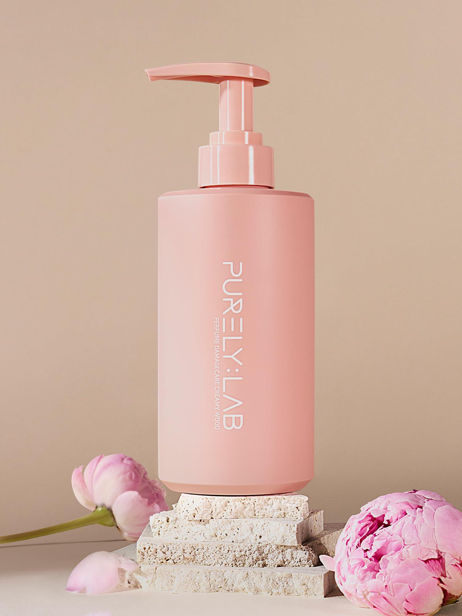 PURELY:LAB PURELY:LAB Perfume Damage Care Shampoo Creamy Wood Hair Growth Shampoo for Men and Women Fragrant shampoo,hair loss shampoo,dameged hair care16.9 fl oz / 500ml