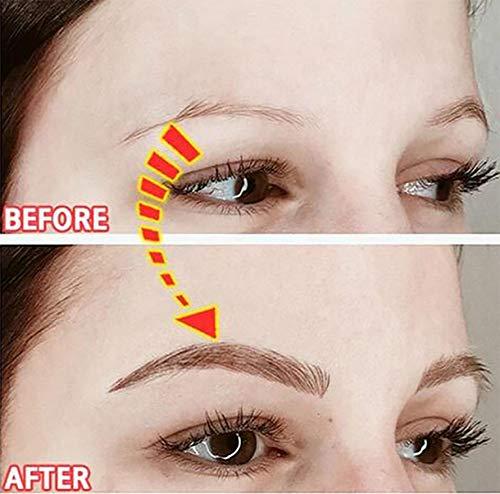 BesYouSel BesYouSel 10 Sheet Eyebrow Stickers Natural Waterproof Bionic Eyebrow Eye Brow Makeup Decals Eyebrow Transfers Stickers Natural Eyebrow Makeup Tool Long Lasting for Women Lady,Brown