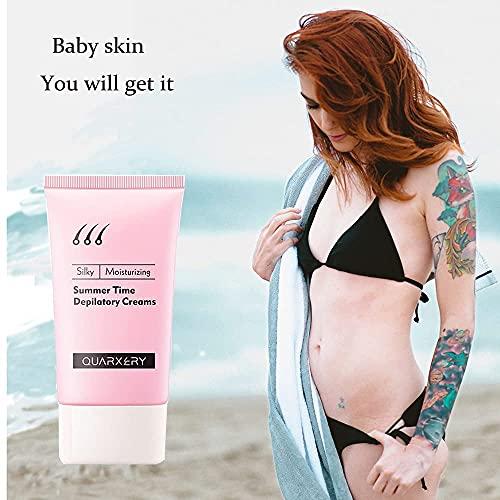 Newfacefure Hair Removal Cream -Fast 5 Mins Depilatory Cream - Upgrade Natural Painless Hair Remover for Women and Men Travel Size (2pack 60ml)