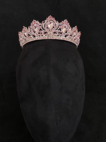 Sunshinesmile Bride Princess Pink Tiaras and Crowns for Women Birthday Crowns for Women Birthday Tiara Princess Crowns and Tiaras