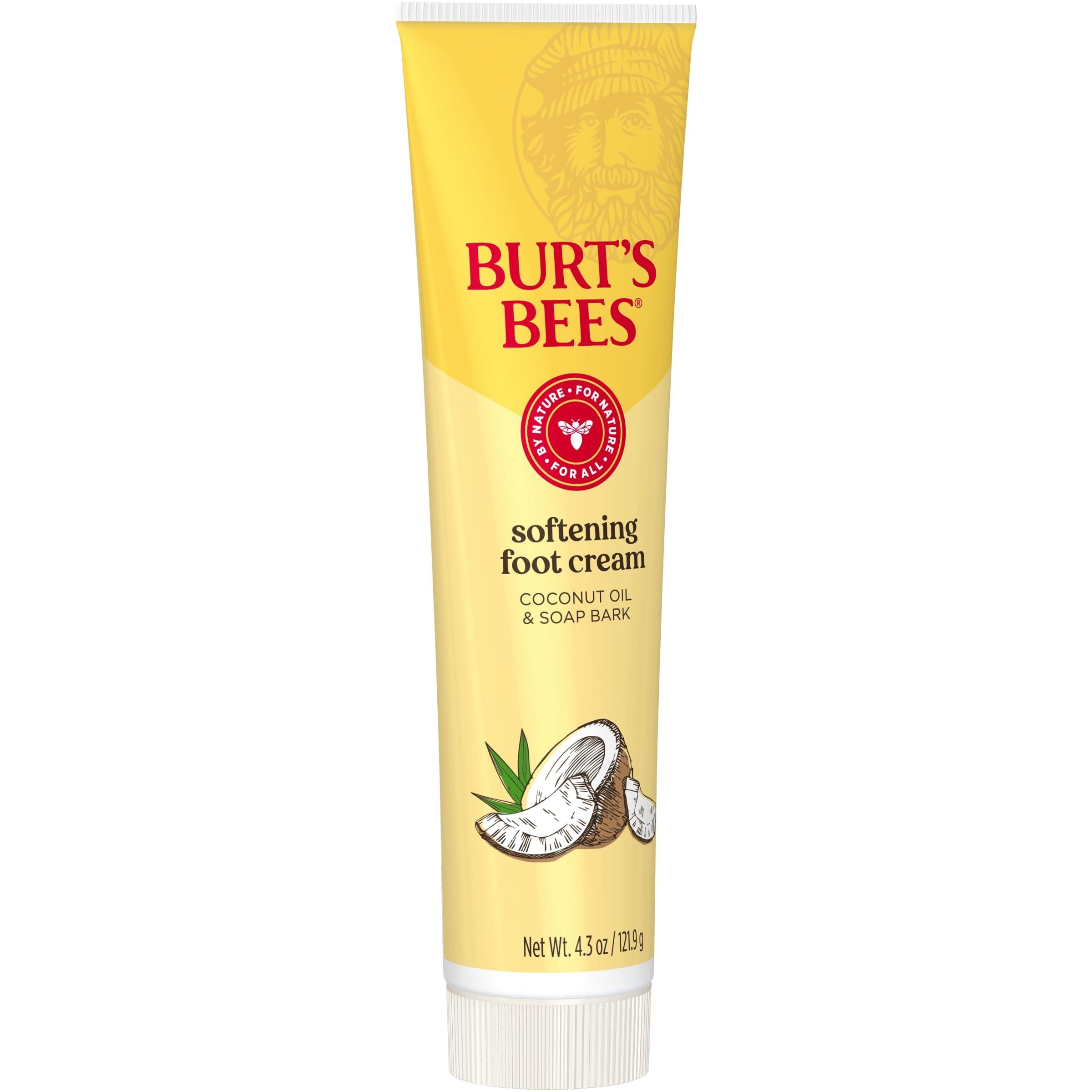 Burt's Bees Burt\'s Bees Softening Foot Cream with Coconut Oil and Soap Bark, 4.3 Ounces, Pack of 3