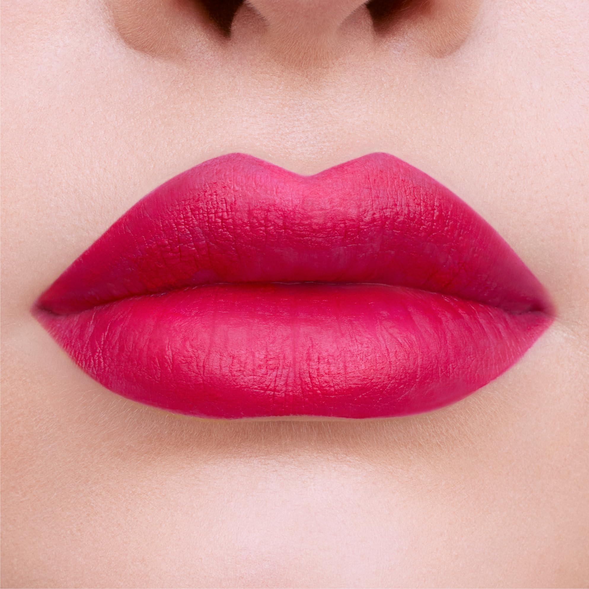 ANNA SUI ANNA SUI Everlasting Rouge, Matte Finish Lipstick, Vibrant Color, No Smudging, Long-Lasting Wear, 300 300 Rock Pink that bring Confidence and Strength, 0.24 oz