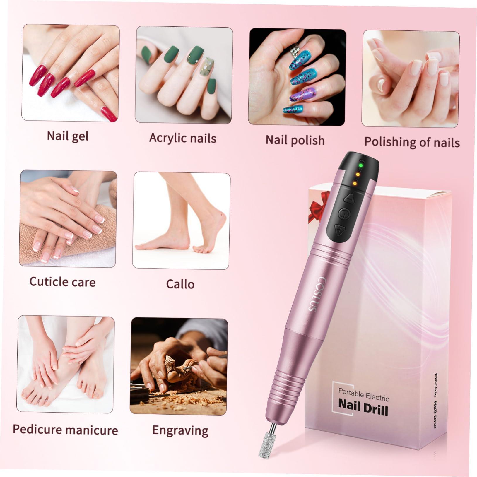 Beavorty Beavorty Professional Nail Tools Set Electric Nail Drill Machine 5 Speeds for Women
