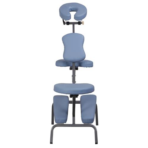 ZENY ZENY Massage Chair Portable, Tattoo Chair, 4 in Thick Foam Therapy Chair, Adjustable Spa Salon Folding Massage Chair with Face Cradle for Client, with Carring Bag
