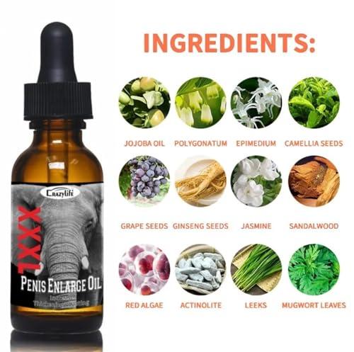 BLSEX CRAZYLIFE Men's Wellness Oil - Natural Herbal Formula, 10ML