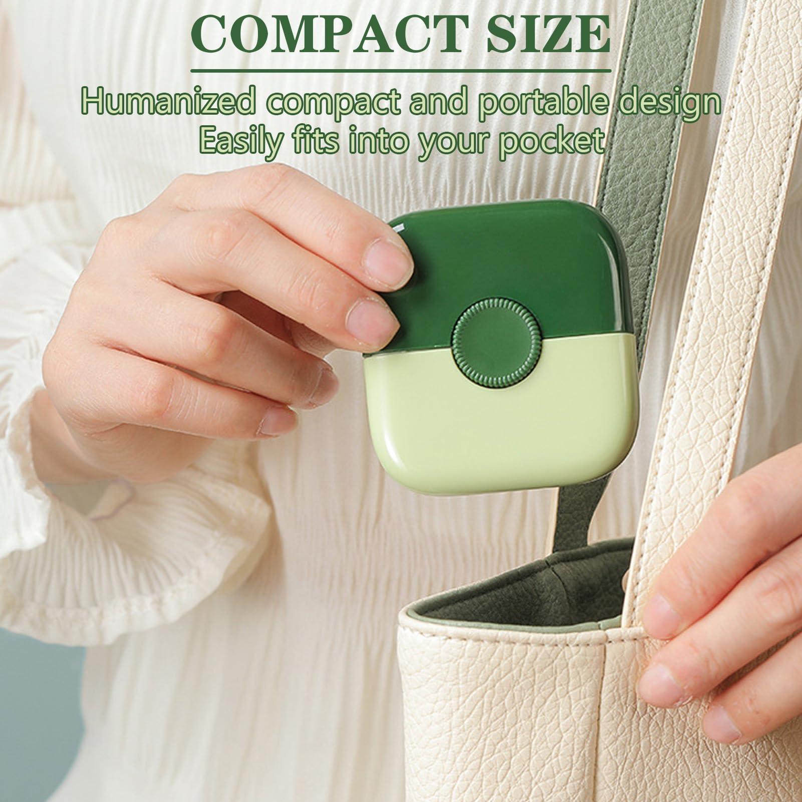 Generic Trimpocket Hair Trimmer/Comb Kids, 2 in 1 Hair Trimmer, Double Sided Hair Razor Comb Cutter, with Cover, Blades Replaceable (Green 1PCS)