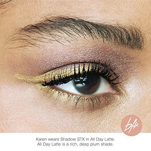 Beauty For Real Beauty For Real Shadow Stx, All Day Latte - Rich Deep Plum - Waterproof, Cream-to-Powder Eyeshadow Stick - Built-in Sharpener - 0.05 oz