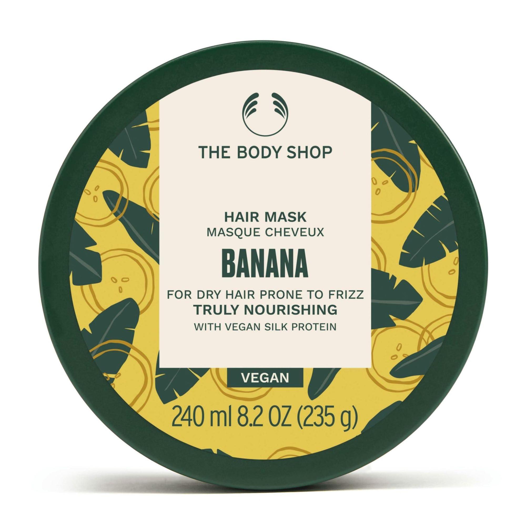 The Body Shop The Body Shop Banana Truly Nourishing Hair Mask, 8.2 Fl Oz (Vegan)