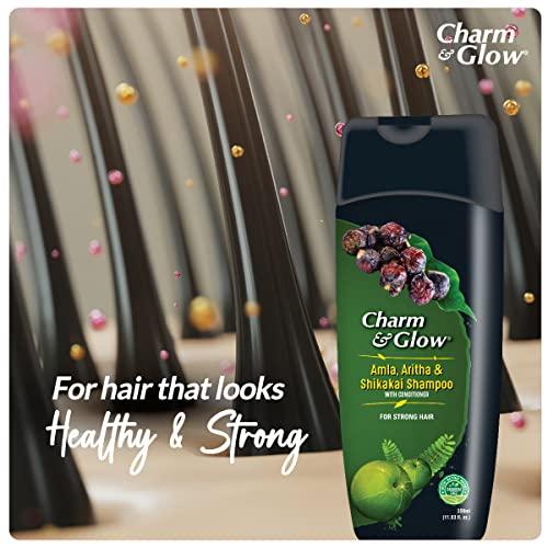 CHARM & GLOW CHARM & GLOW Amla, Aritha And Shikakai Shampoo (700Ml)