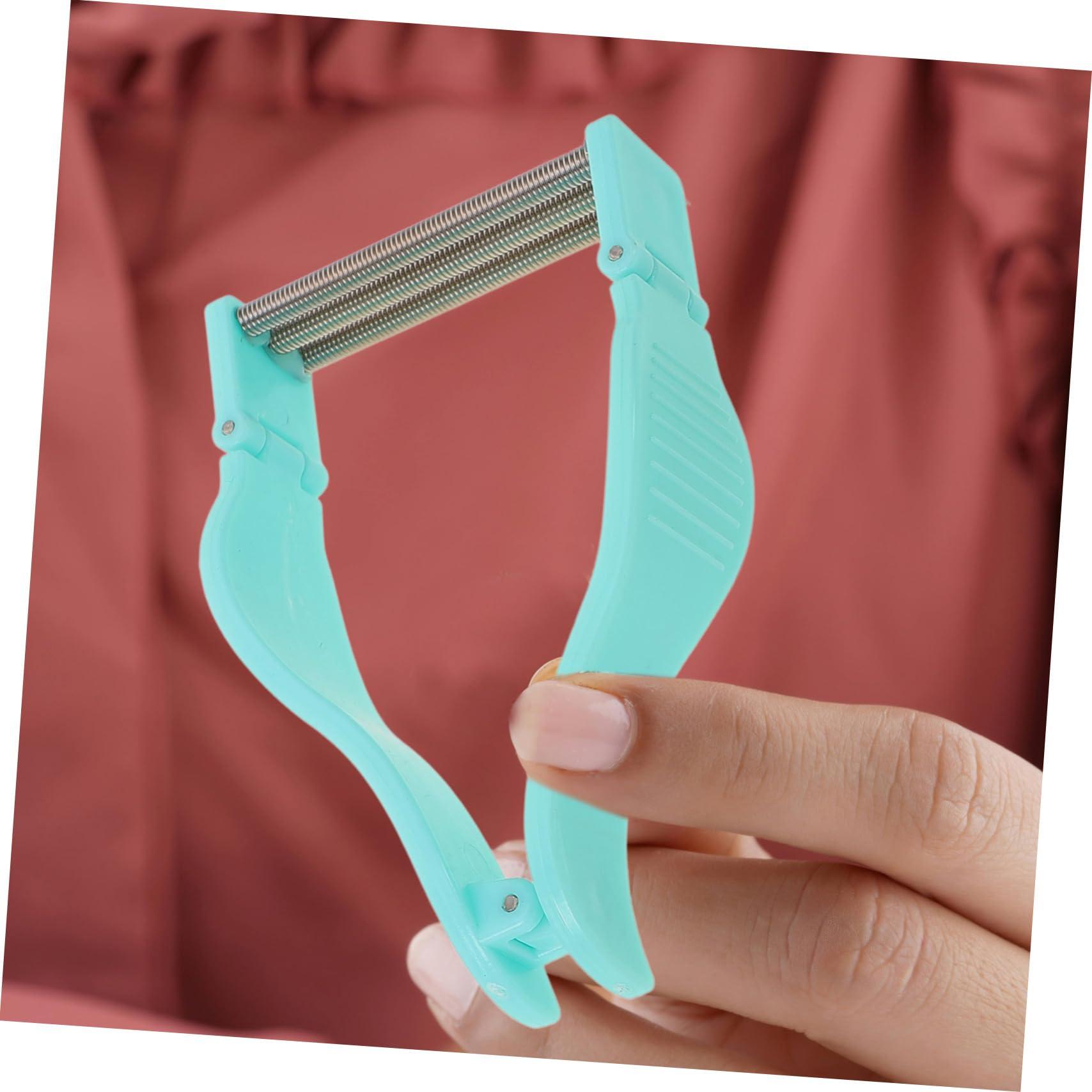 Hemoton Hemoton Facial Hair Removal Tool Eyebrow Threading Tool Lip Hair Removal Face Threading Tool Hair Remove Tool Chin Hair Removal for Women Face Fuzz Remover Epilators The HIPS Light Green