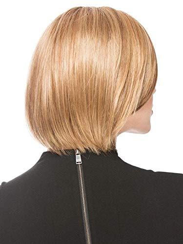 Ellen Wille & Maxwigs Elite Petite Cap Wig Color Mocca Mix - Ellen Wille Wigs 9" Chin Length Chic Synthetic Hand-Tied Lace Front Monofilament Part Lightweight Bundle MaxWigs Hairloss Booklet