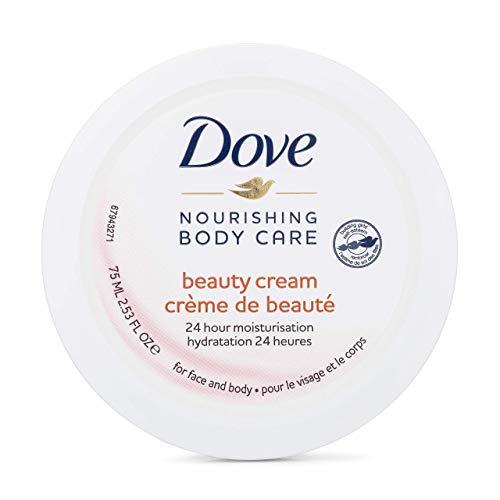 Dove Dove Nourishing Body Care, Face, Hand, and Body Beauty Cream for Normal to Dry Skin Lotion for Women with 24-Hour Moisturization, 4-Pack, 2.53 Oz Each Jar