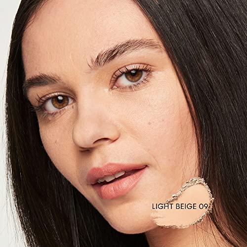 bareMinerals bareMinerals Matte Loose Mineral Foundation SPF 15, Powder Foundation Makeup, Buildable Coverage, Reduces Shine, Talc Free Foundation, Vegan (Light Beige 09)