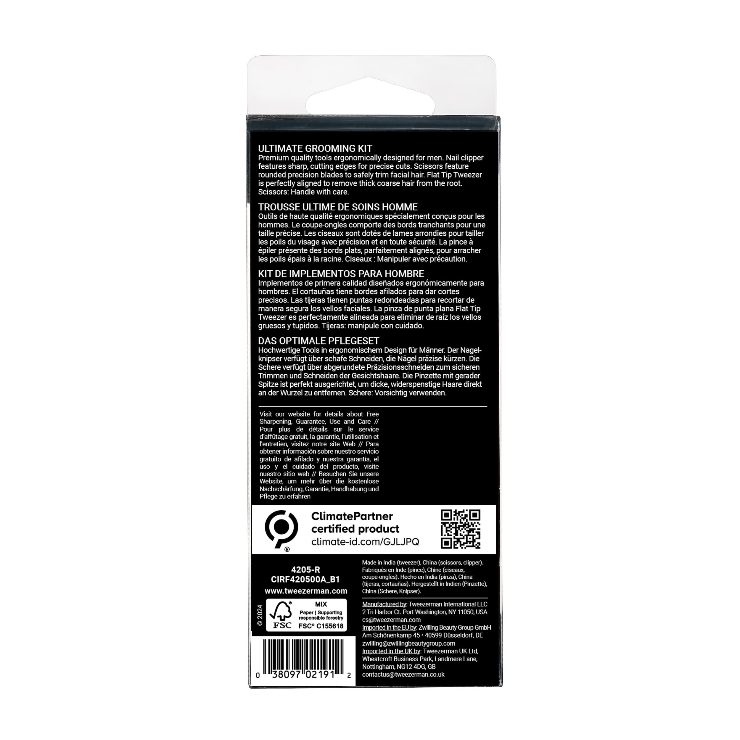 Tweezerman Tweezerman Men's Ultimate Grooming Kit