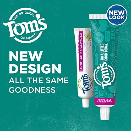 Tom's of Maine Tom\'s of Maine Fluoride-Free Antiplaque & Whitening Natural Toothpaste, Fennel, 5.5 oz. 2-Pack
