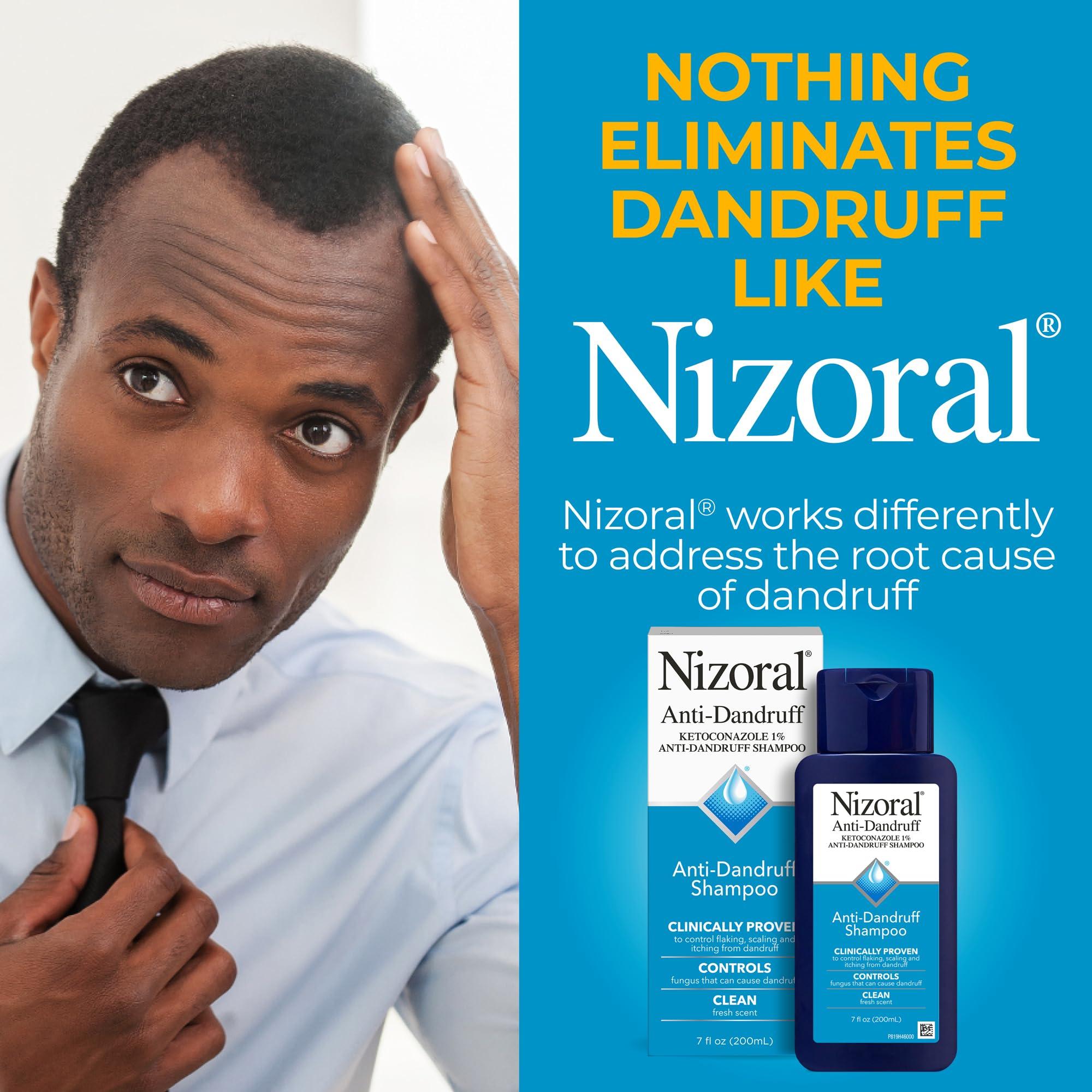 Nizoral Nizoral Anti-Dandruff Shampoo with 1% Ketoconazole, Fresh Scent, 21 Fl Oz (Pack of 3)