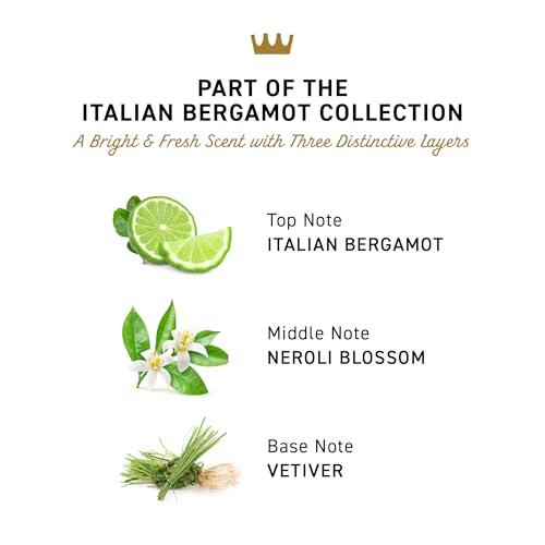 Cremo Cremo Body Wash Men, Notes of Italian Bergamot, Neroli Blossom, and Fresh Vetiver, Rich-Lathering Italian Bergamot, 16 Fl Oz