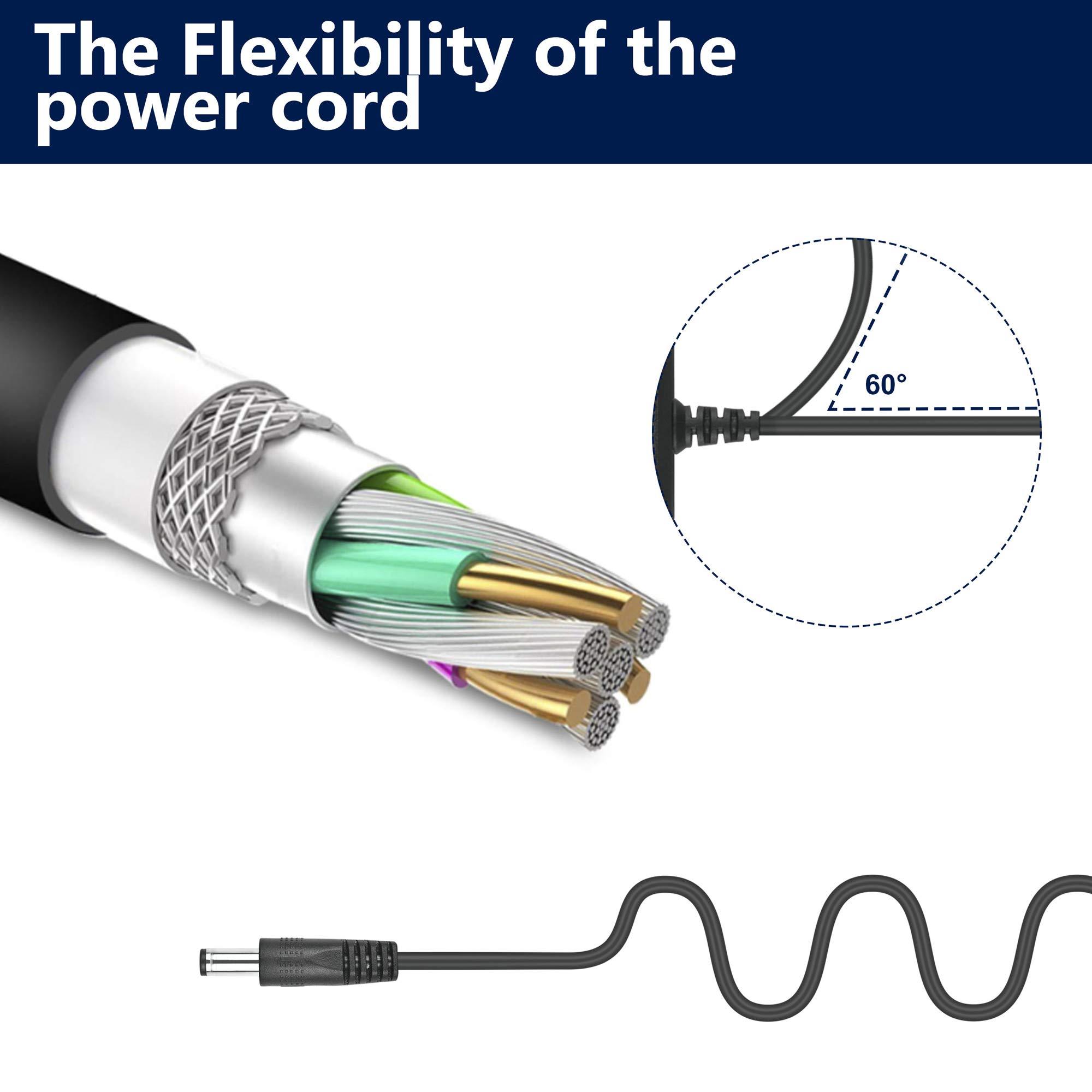 PKPOWER PKPOWER AC Adapter for Braun Silk Epil Lady Shaver Epilator EE110 5306 5316 5317, Power Supply for Braun Silk Epil 3 Perfection SE3170 SE3270 Pl-41-77 V-3 PI-41-77 V-3