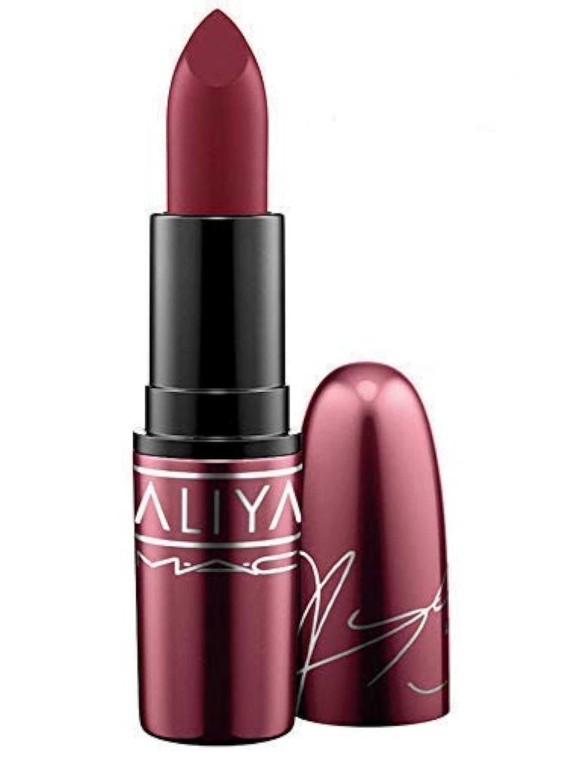 MAC MAC Aaliyah Lipstick" More Than a Woman - Cool deep red" LIMITED EDITION
