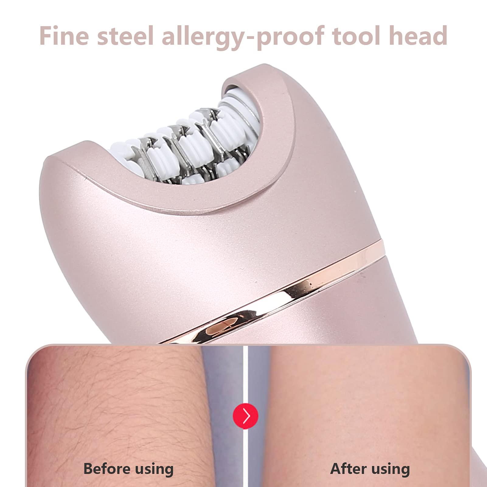 Brrnoo IPX6 Waterproof Electric Hair Remover Epilator Wet Dry Dual Use Hair Removal Machine