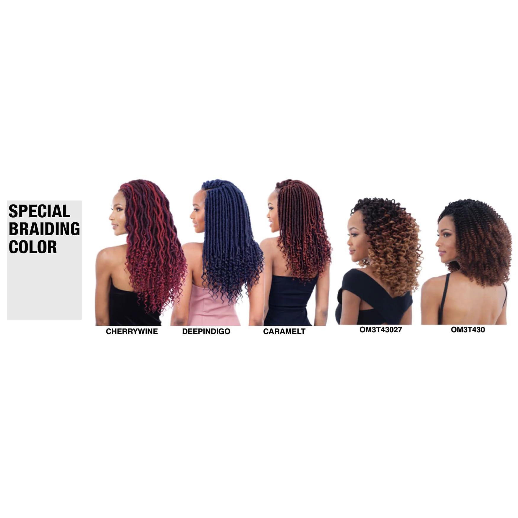 VIP Extensions Mayde Beauty Braid 3X Beach Curl 20\" 1B