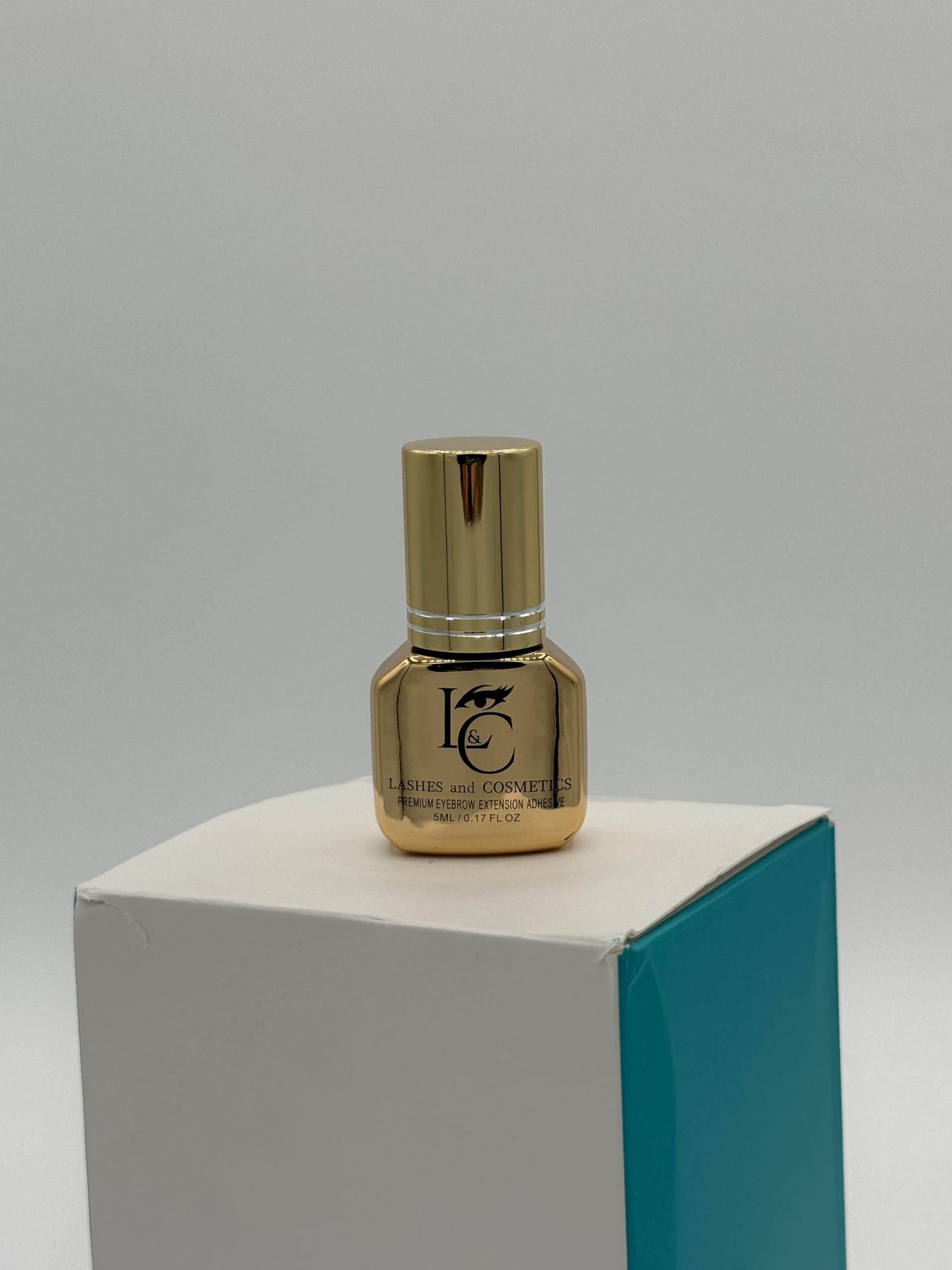 KC Republic Eyebrow Extensions Premium Kit with 1 x Trays of Mink Eyebrows in Brown Comes on Mixed Length Trays 5-8 Mm Mix, Eyebrow Premium Glue Clear & Dual Pack (Straight & Curved Tip) Extension Tweezers