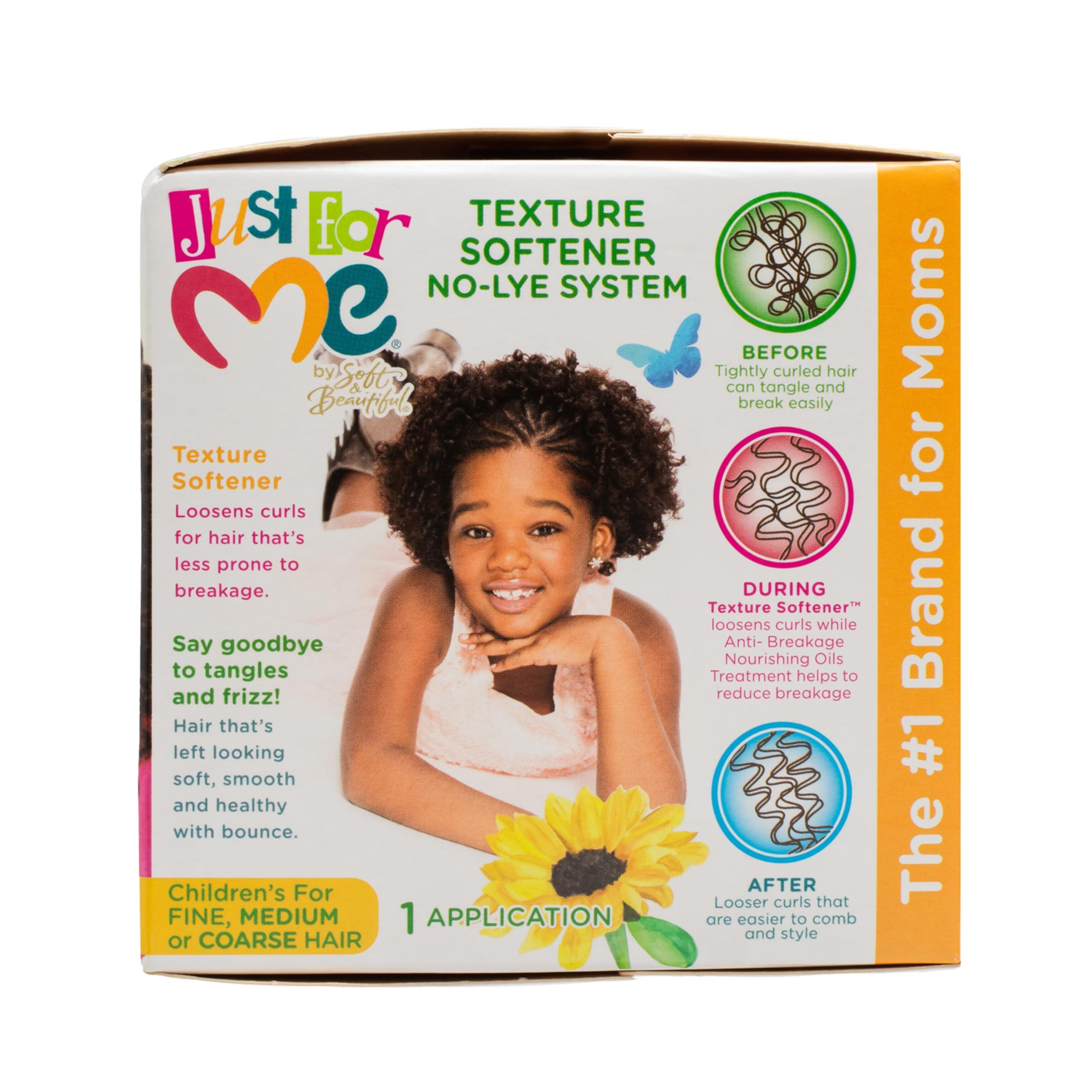 Flywrun Just For Me- No-Lye Texture Softener Kit For Kids - 1 Application