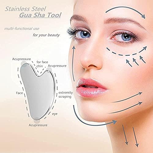 SQULIGT Stainless Steel Gua Sha Facial Tool