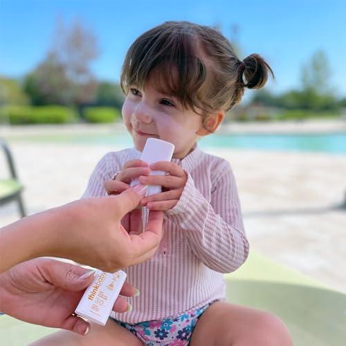 THINK Thinkbaby SPF 30 Sunscreen Stick  Safe, Natural, Water Resistant Sun Cream for Babies, Kids & Adults  Mineral UVA/UVB Sun Protection  Reef Friendly Travel Stick, 0.64oz