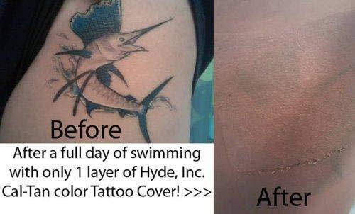 Hide Ink Hide Ink Temporary Tattoo Cover Up 4" x 6" - IVORY COLOR (5-Pack)