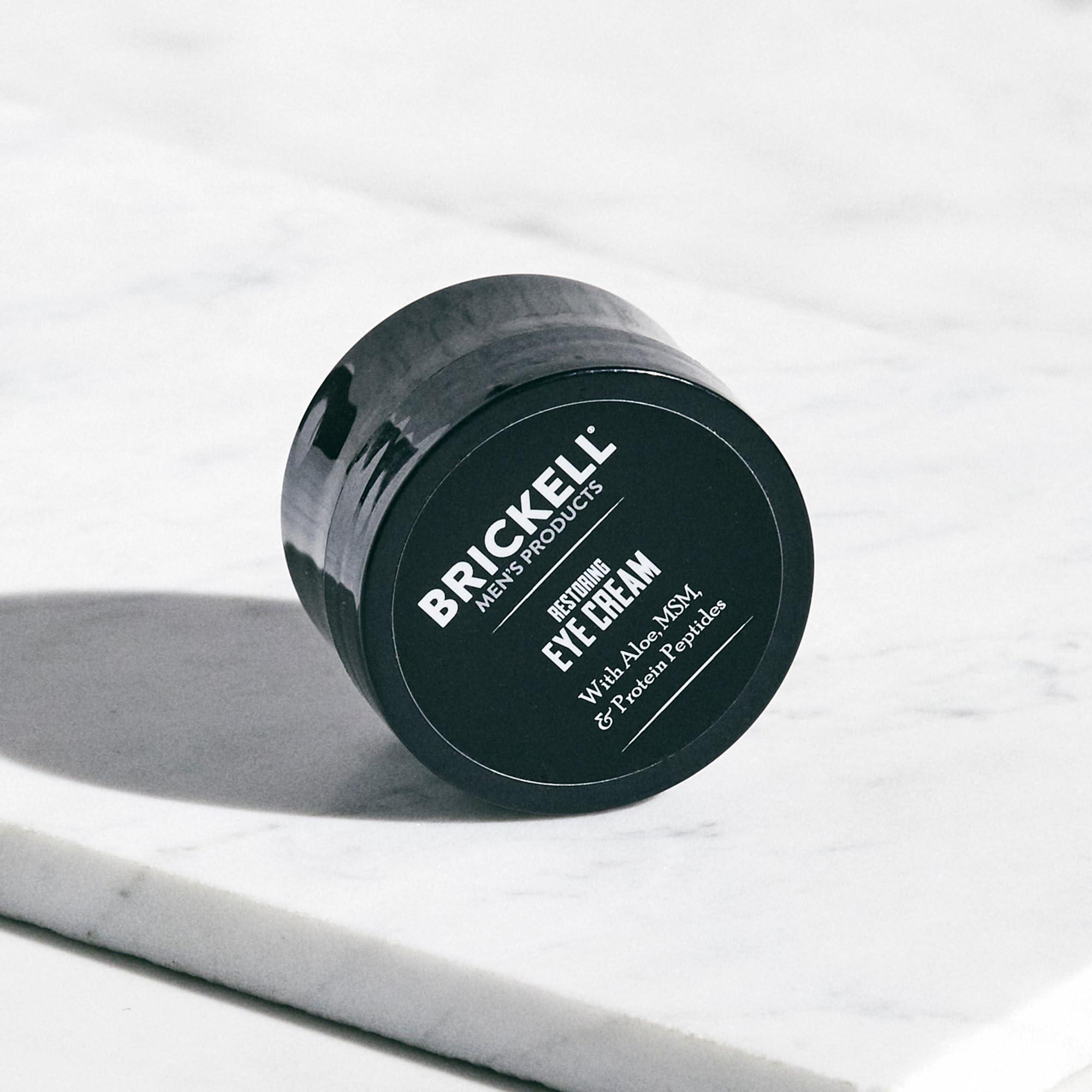 Brickell Men's Products Brickell Men\'s Ultimate Anti-Aging Routine, Anti-Wrinkle, Night Face Cream and Eye Cream to Reduce Puffiness, Wrinkles, Dark Circles, Under Eye Bags, Natural and Organic, Scented