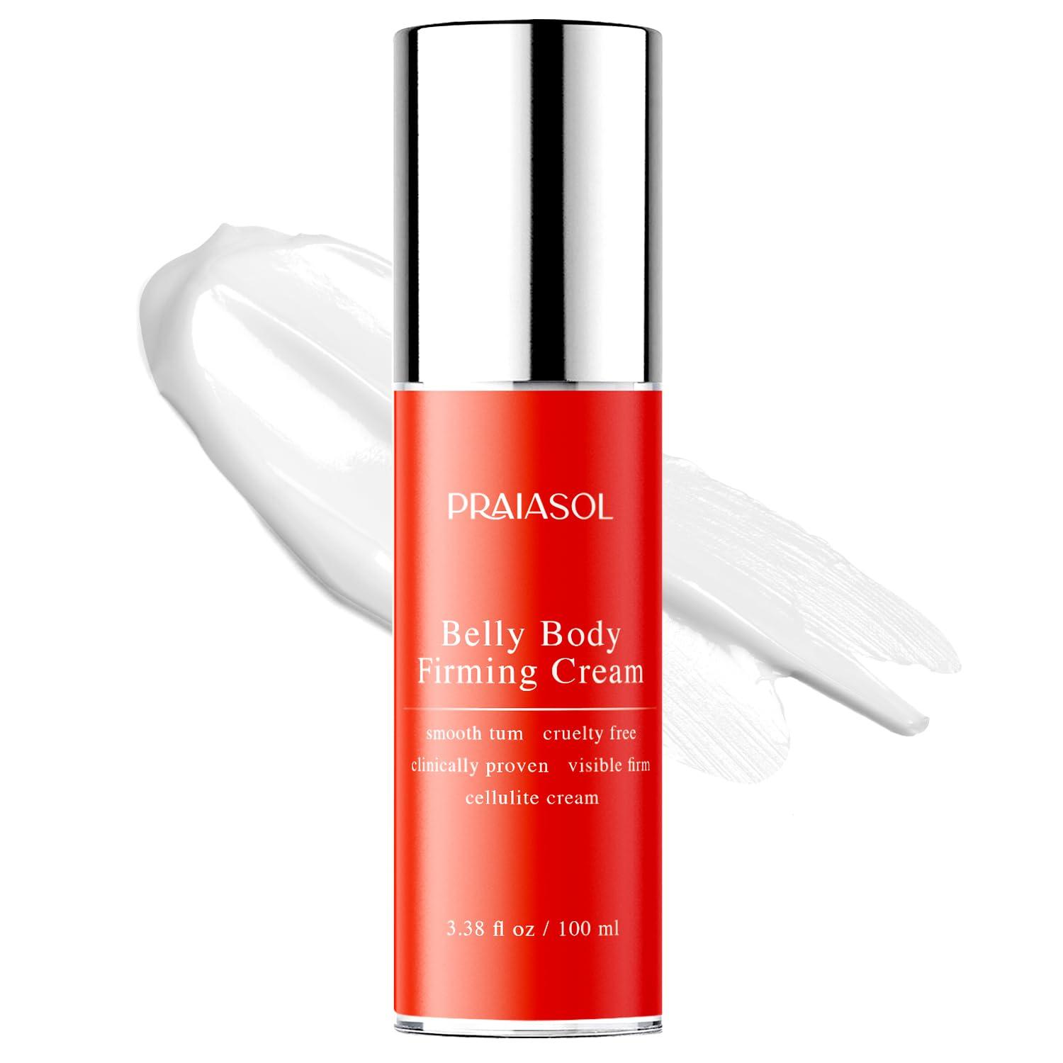 Praiasol Praiasol Moisturizing Belly Firming Cream: Firming Cream for Loose Skin - Skin Tightening Cream for Stomach, Arms, Belly, Thighs and Butt 100 ml