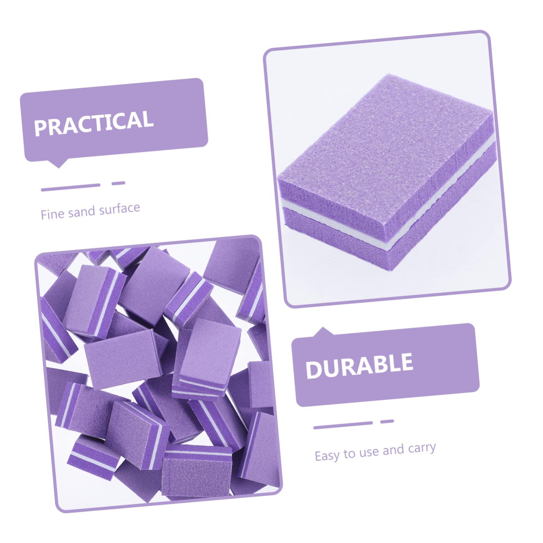 PLAFOPE PLAFOPE Professional Manicure Kit 50pcs Nail File Buffer Block Sponge Nail Buffers Fingernail Files Buffer Nail Buffing Block for Acrylic Nails