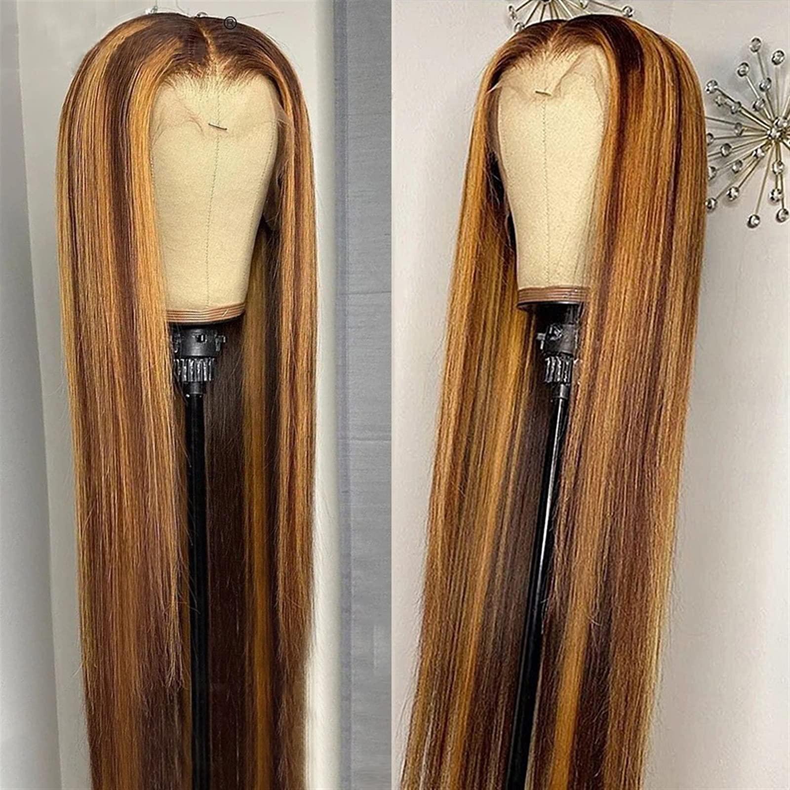 Lezaxiu Lezaxiu Purple Lace Front Wigs Long Straight Glueless Dark Purple Wigs Pre Plucked Ready to Wear Wigs Heat Resistant Synthetic Lace Front Wig for Black Women Natural Hairline