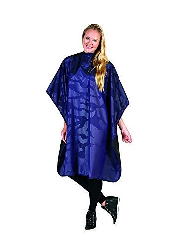 Betty Dain Betty Dain Bleach-proof All Purpose Styling Cape, Material Defends Against Bleach Stains, Color Proof, Chemical Proof, Waterproof, Lightweight Embossed Nylon, Purple