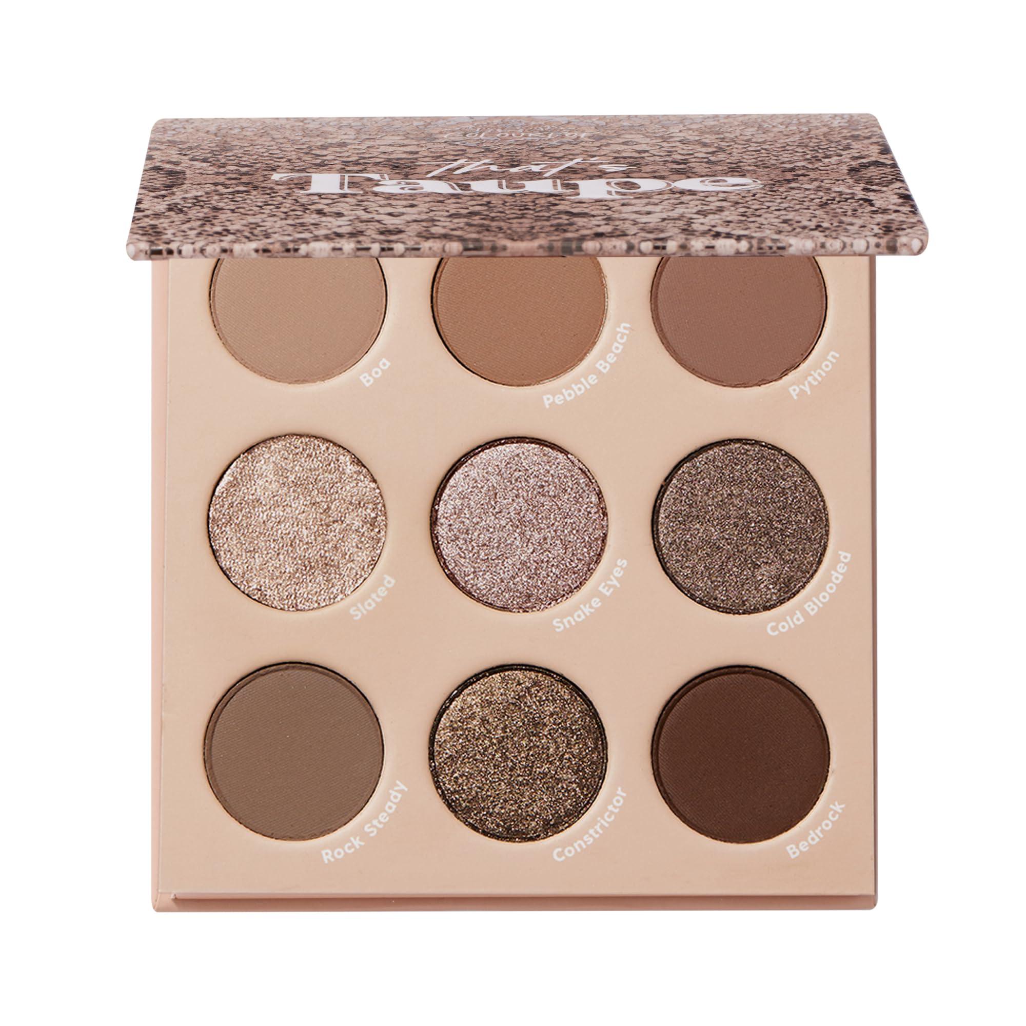 Colourpop ColourPop That\'s Taupe Shadow Palette - Cool-Toned Shadow Palette with Metallic and Matte Finishes - High-Pigment Makeup with a Long-Wearing Formula (0.3 oz)