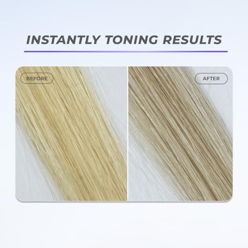 XMONDO XMONDO Hair Supernova Blonde Toning Reparative Mask, Vegan Formula with Jojoba Oil, Reducing Brassy and Yellow Tones on Blonde, Highlighted, and Gray Hair Colors, 8 Fl. Oz