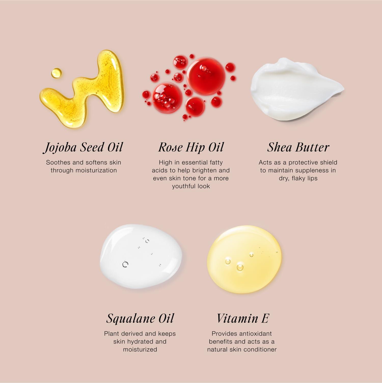 Jouer Jouer Blush & Bloom Cheek + Lipstick, Bare Rose - Hydrating Cream Blush Stick for Cheek and Lip Tint - Moisturizing Rose Hip and Squalane Oil Formula