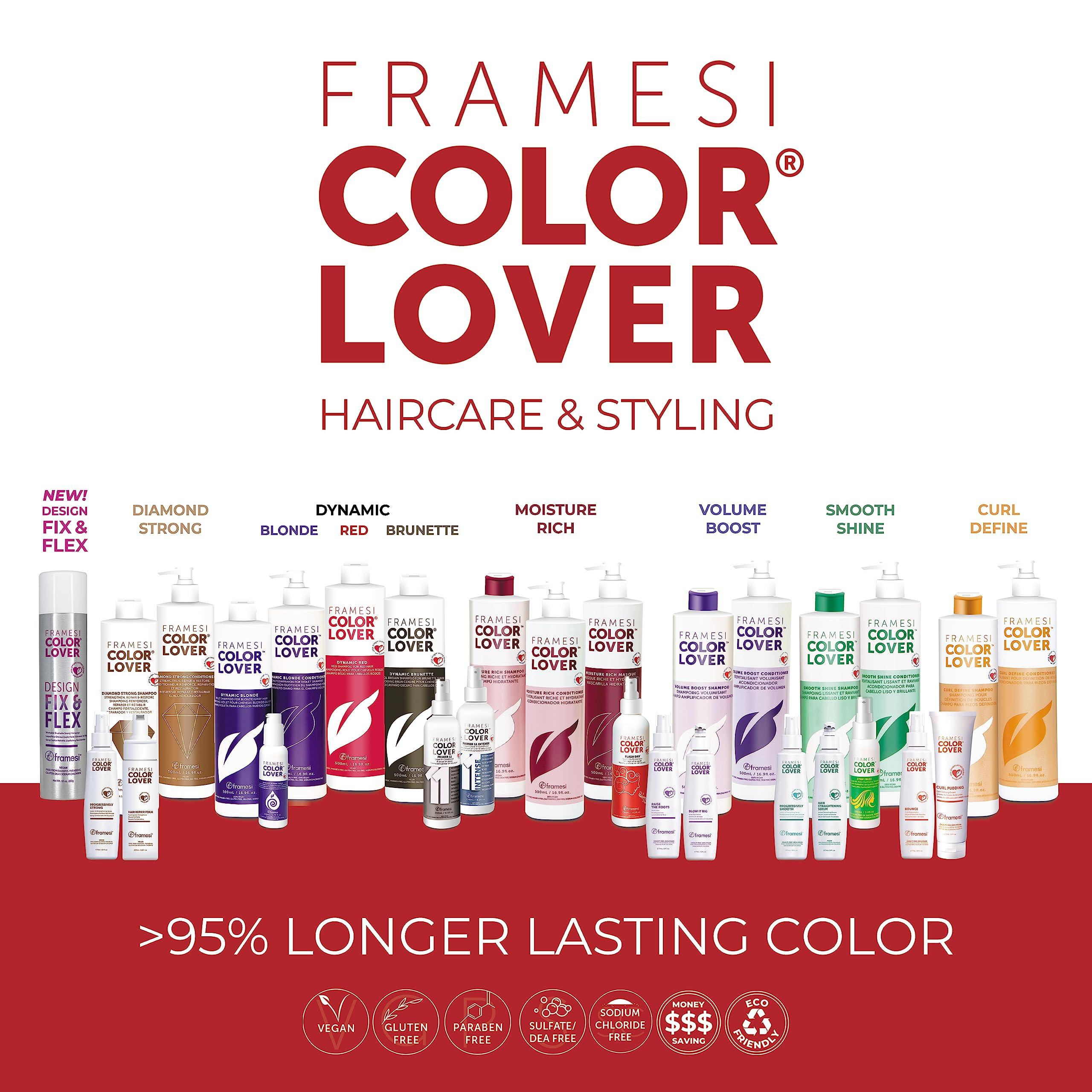 FRAMESI Framesi Color Lover Moisture Rich Masque, 16.9 fl.oz, Sulfate Free Hair Mask for Color Treated Hair