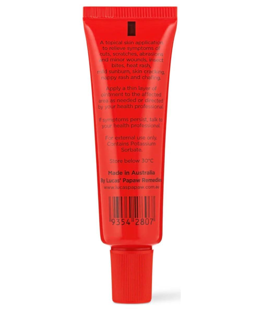 Lucas Lucas Papaw Ointment 15g Tube with lip applicator - TWIN Pack for value by Lucas Remedies