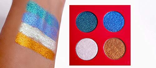 AF Alluring Faces Alluring Faces Duo Chrome Eye Festival Eye Shadow Palette - Black