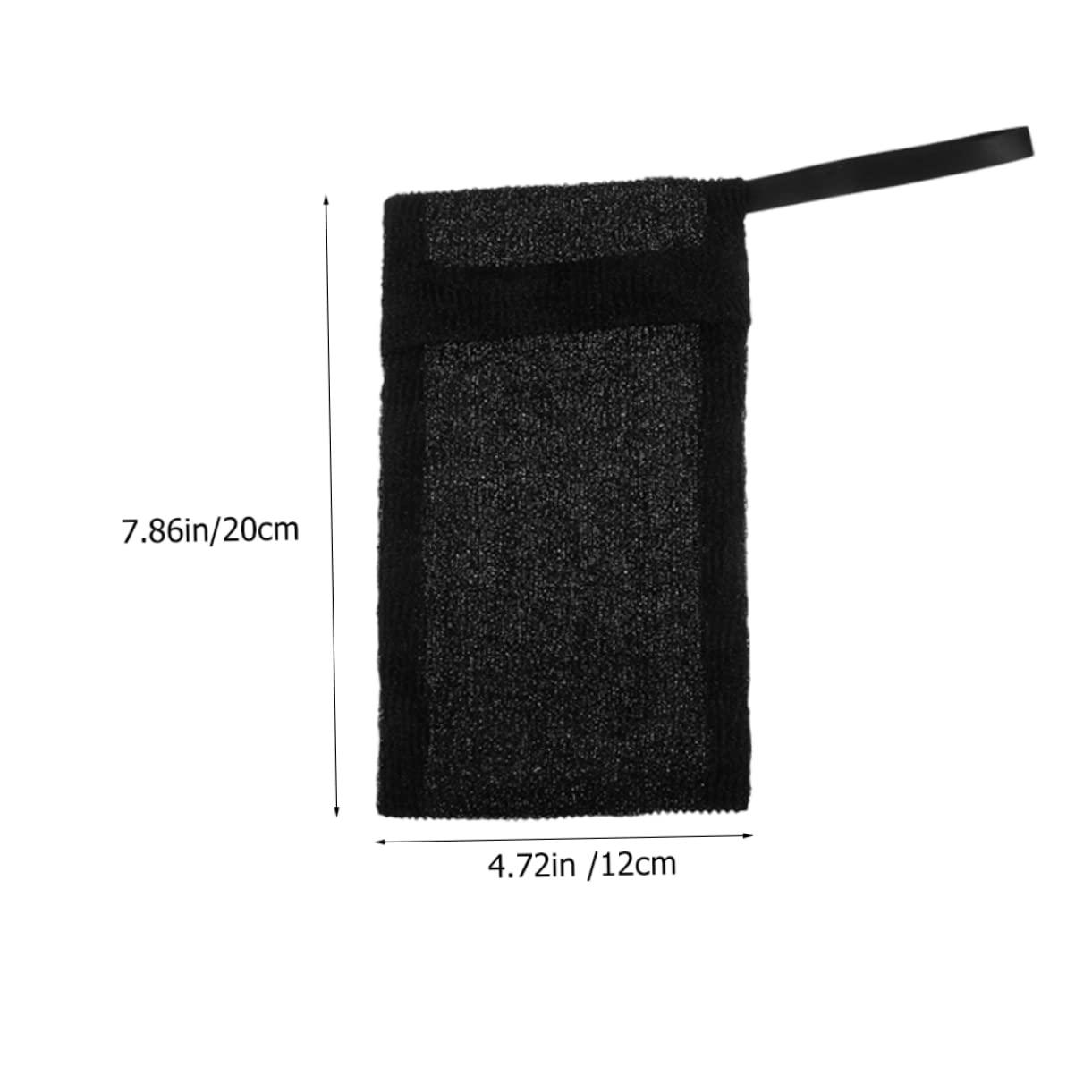 Mipcase Mipcase 4pcs Soap Foaming Mesh Bag Foaming Net Soap Dish for Shower Soap Holder Dish Soap Dispenser Travel Soap Container Soap Dishes for Bar Soap Foam Pocket Sponge Nylon Fiber Black