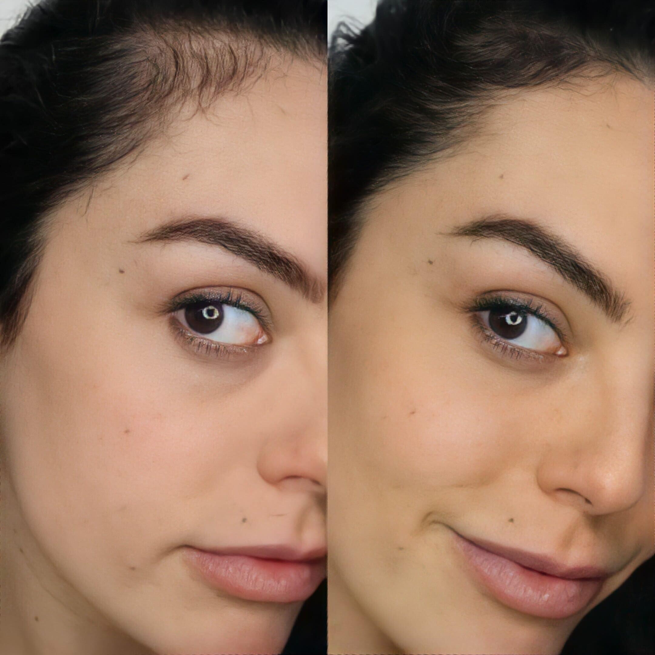 MADLUVV MADLUVV Brow Stamp Refill* - Color Stamp for Brows & Root Touch Up for Women & Men, Instantly Conceal Hair Loss, Grey Hair, Thinning Hair with Stain-Proof/Smudge-Proof Powder Formula (Dark Grey)