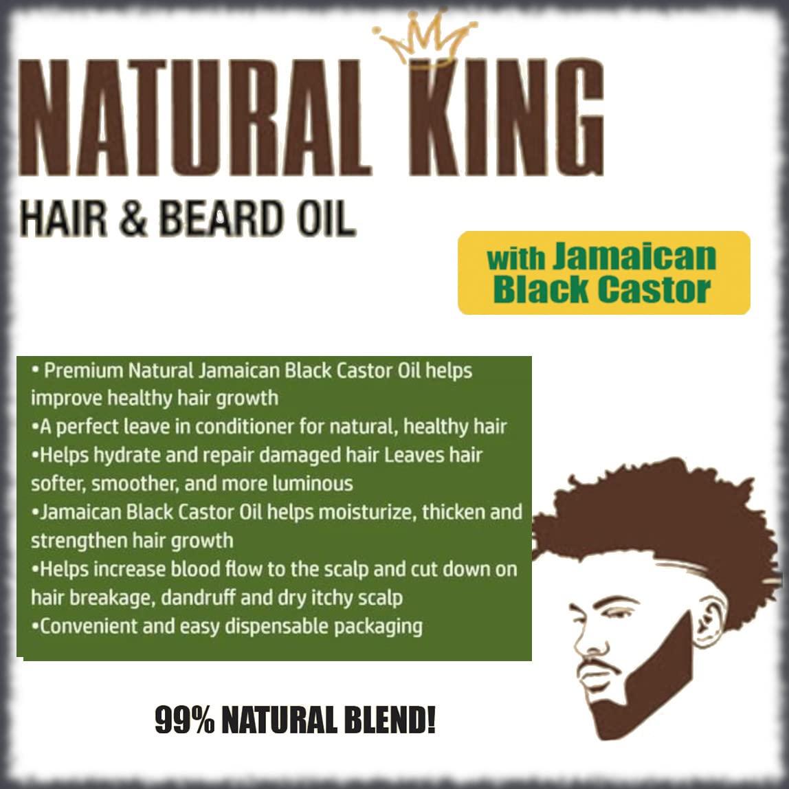 SFC SFC Natural King Pro-Growth Hair & Beard Oil with Jamaican Black Castor Oil 7.1 oz.