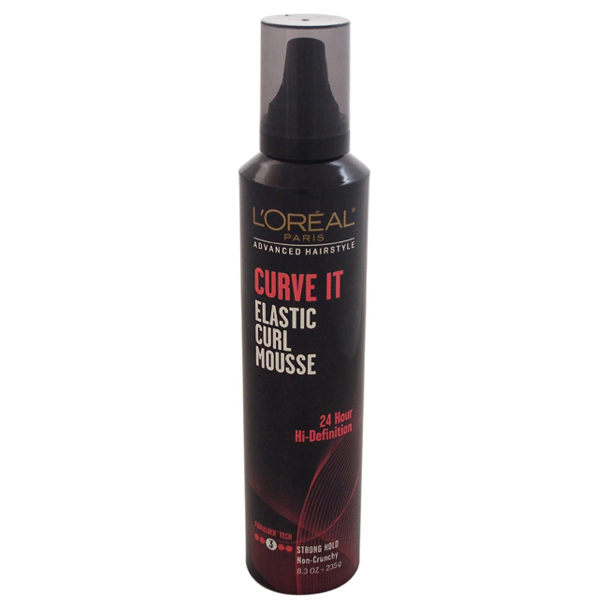 L'Oral Paris L'Oral Paris Advanced Hairstyle CURVE IT Curl Elastic Mousse, 8.3 oz. (Packaging May Vary)