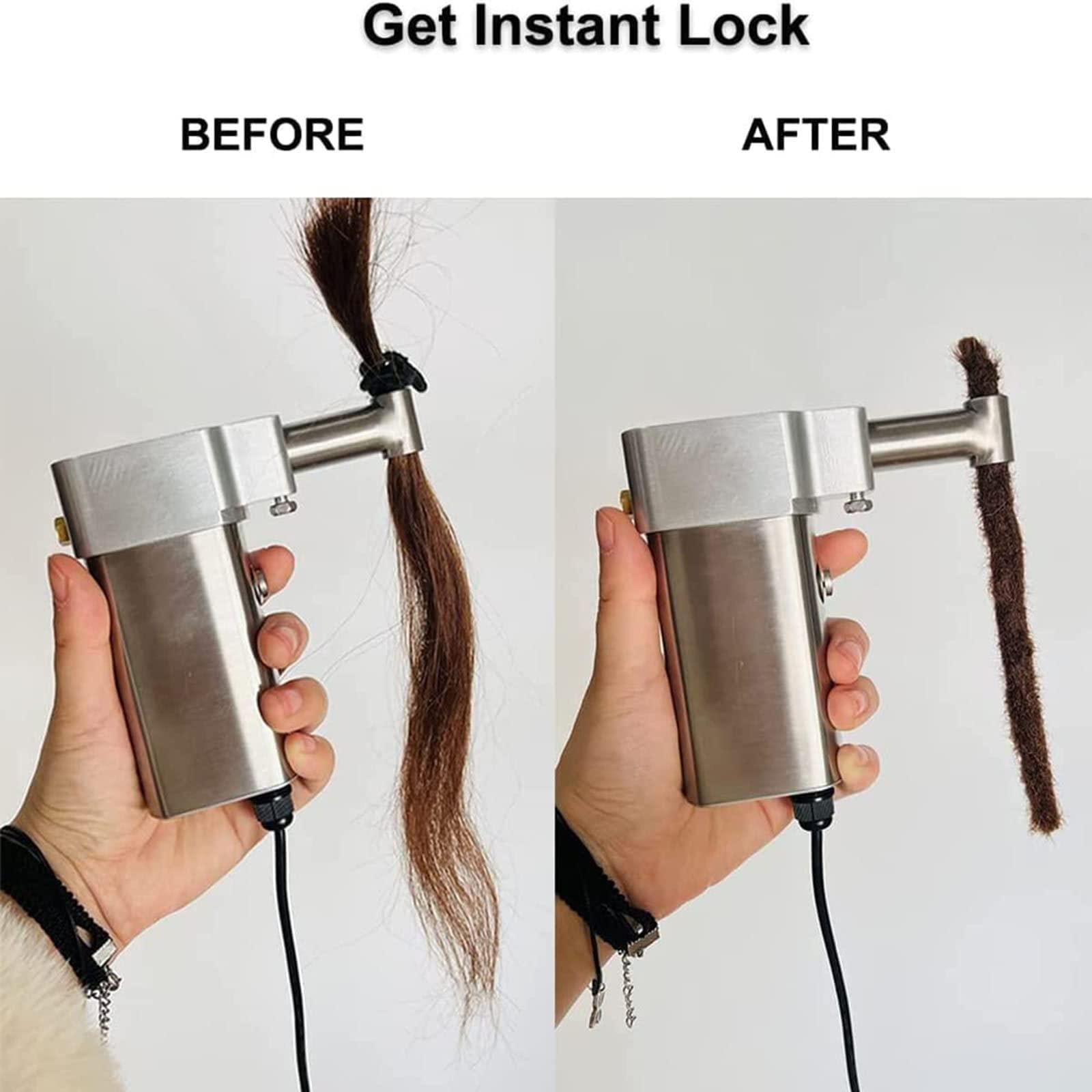 ELOMAS Portable Dreadlocks Maker,Electric Dreadlock Crochet Braids Hair Making Machine for DIY Your Own Dreadlocks Braiding Hair Extensions,Automatic Instant Hair Making Machine with 20 Needles,16mm