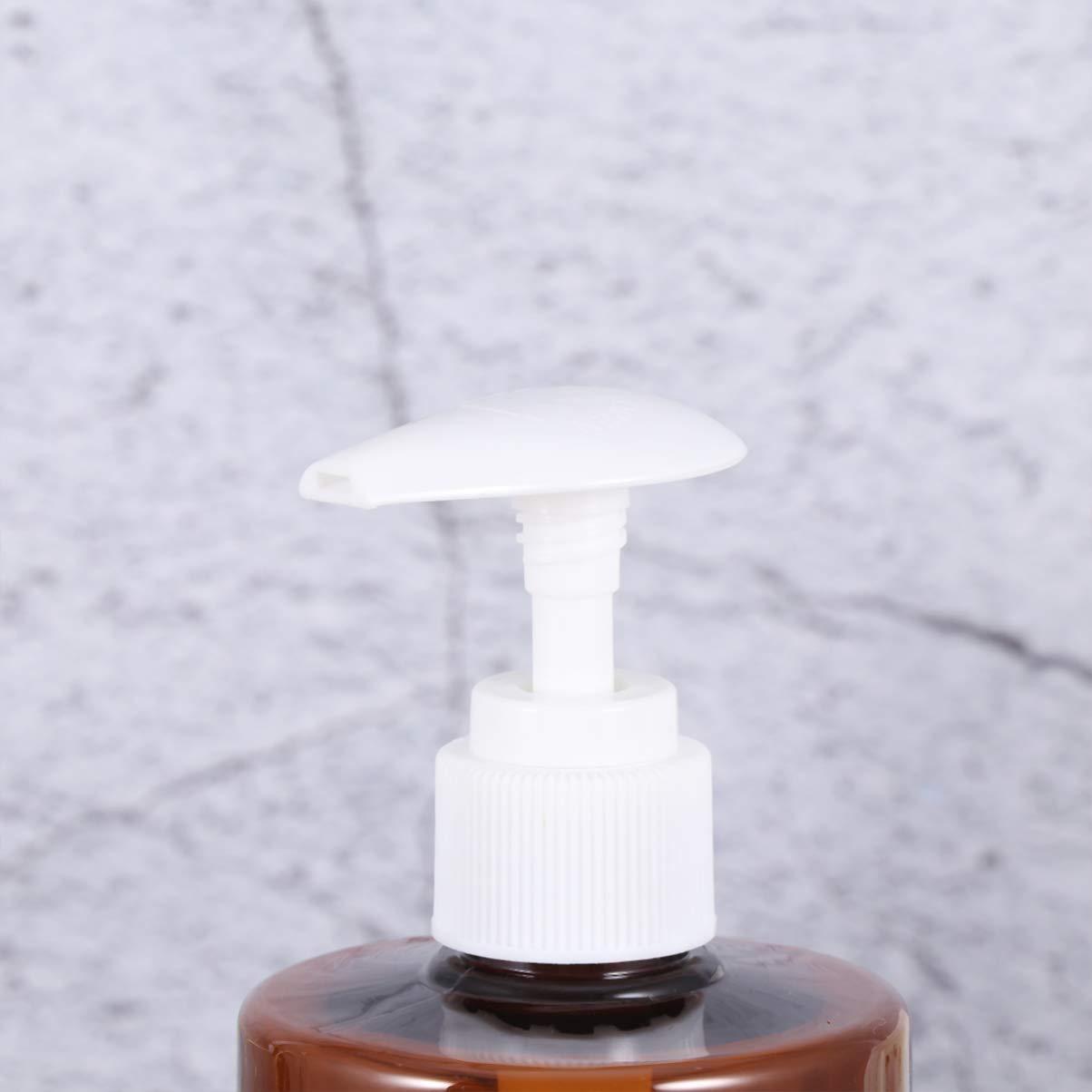 Beaupretty Beaupretty Brown Bottles 2pcs Shampoo Dispenser Liquid Bottle Shampoo Bottle Heart-Shaped Shampoo Bottles